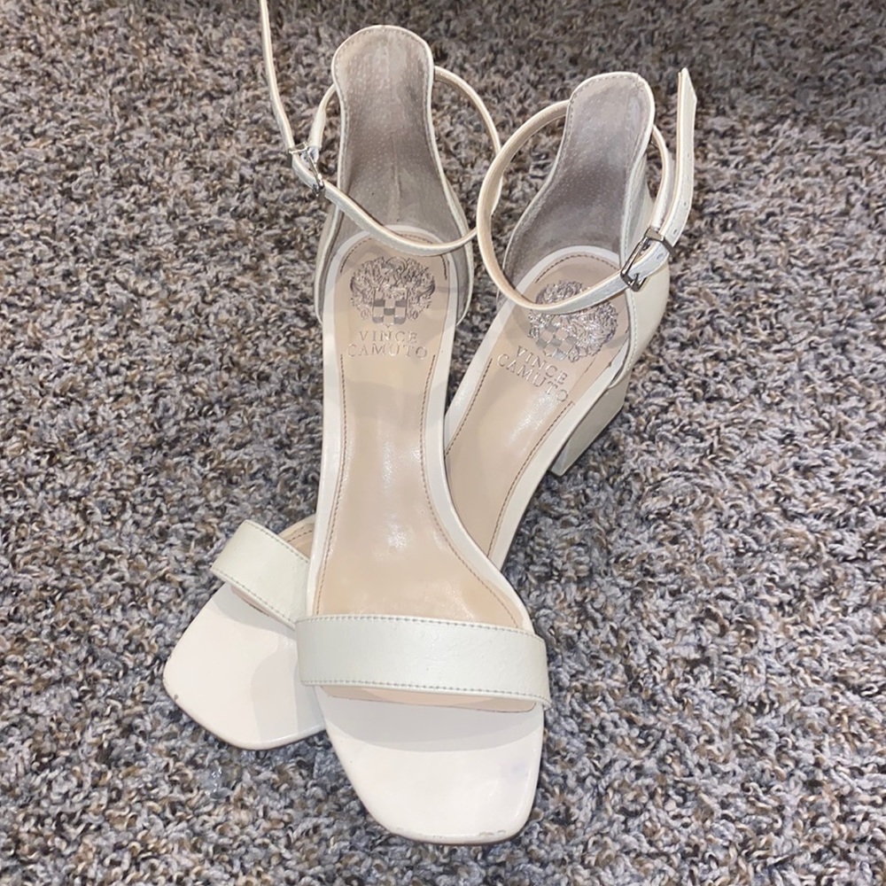 Vince Camuto Margry Ankle Strap Block Heel Sandal